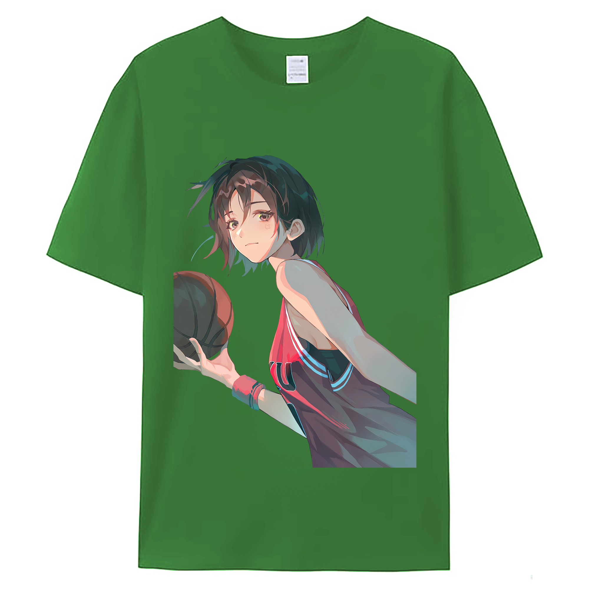 （画像用） SLAM DUNK／スラムダンク レディースカジュアルプリントTシャツ（綿100％）